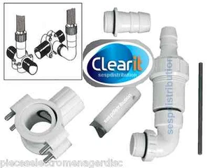 Bride de vidange machine à laver CLEARIT évacuation machine à laver