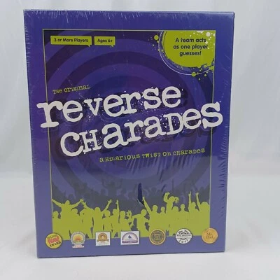 The Original Reverse Charades Board Game 2015 USAopoly Factory Sealed - Image 1 of 4