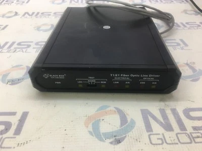Black Box MT651A-ST 2840060200 724-746-5500 T1/E1 fiber optic in driver - Image 1 of 3