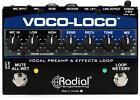 Boucle et commutateur d'effets de microphone Radial Voco Loco pour effets guitare