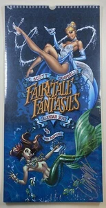 J SCOTT CAMPBELL signed 2012 FAIRYTALE FANTASIES CALENDAR SEALED -SOLD OUT RARE! - Picture 1 of 2