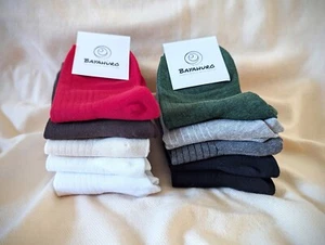 Damensocken Baumwolle Rippmuster mit 10 Paar verschiedenen Farben MADE IN KOREA - Bild 1 von 12