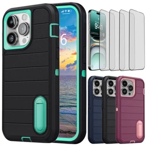 Für Apple iPhone 15 Pro Max/15 Pro/15+/15 Robuste Hülle Cover Displayschutz - Bild 1 von 38