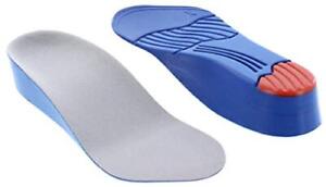 Height Increase Insole  Men's Shoe Lifts 3/4 Length Elevator 1.5 Inches Taller