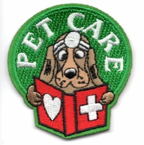 PET CARE Iron On Patch Animals Cat Dogs - Picture 1 of 1