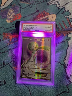2016 POKEMON XY STEAM SIEGE #111 FULL ART/GARDEVOIR EX PSA 10 - Image 1 of 2