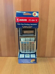 NUOVA calcolatrice di stampa Canon # P1-DH V dimensioni palmo 12 cifre funzionamento AC/DC - Foto 1 di 9