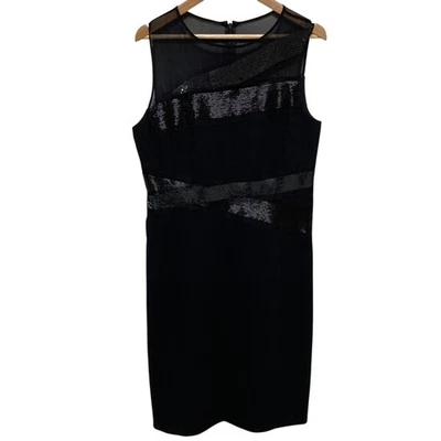 EMILIO PUCCI Sequin Sleeveless Dress, Size 34, Black Women USED - Image 1 of 4
