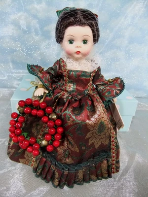 亚历山大夫人 8 英寸殖民地圣诞节 #68465 完好-FA-Restrung-box,标签,真品证明 — 第 1/4 张图片