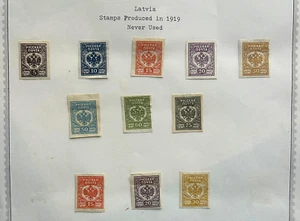 Russia Civil War, Ussued In Latvia. MH - Picture 1 of 1
