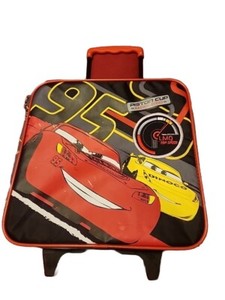 DISNEY CARS LIGHTNING MCQUEEN  #95 PISTON CUP  DINOCO ROLLING SUITCASE 13x13x6