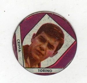 FIGURINA CALCIATORI DISCHETTO METALLICO VAV 1960-61 CRIPPA TORINO - Picture 1 of 1