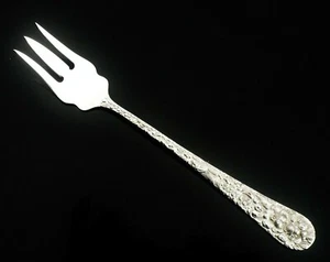STIEFF Sterling Silver Pickle or Olive Fork ROSE Pattern - Picture 1 of 8