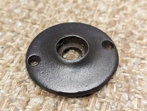 2 1/8" Antique Cast Iron Rosette Escutcheon For Door Knob - Picture 1 of 7