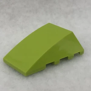 LEGO 47753 Lime Wedge 4 x 4 Triple Curved No Studs (x1) - Picture 1 of 3