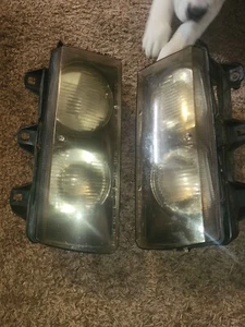 1992-1999 OEM BMW E36 Headlight Halogen Pair - US Spec (318i 325i 328i M3) - Picture 1 of 4
