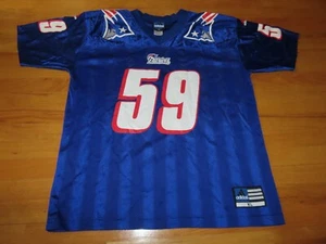 Vintage Adidas ANDY KATZENMOYER No 59 NEW ENGLAND PATRIOTS (XL) Football Jersey - Picture 1 of 7