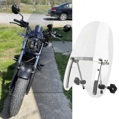Para Honda Rebel CMX 250 500 motocicleta 18"x16" para-brisa à prova de vento - Imagem 1 de 4