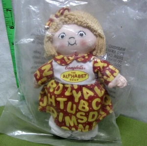CAMPBELL’S SOUP KID plush doll 2001 toy Mmm Mmm Good mascot Alphabet Soup NWT - Picture 1 of 2