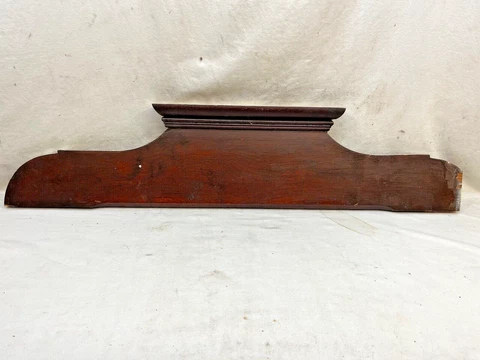 1870's Antique DOOR PEDIMENT Lintel Header ITALIANATE Style Arch Top Fir ORNATE Cover