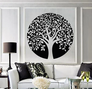 Vinyl Wandtattoo Familie Kreis Lebensbaum keltischer Stil Natur Aufkleber 1246ig - Bild 1 von 3