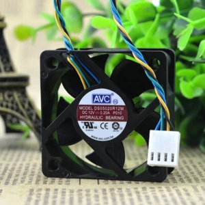 AVC 5cm 5020 DS05020R12M P010 12V 0,20A Vierleiter Lüfter klein - Bild 1 von 5