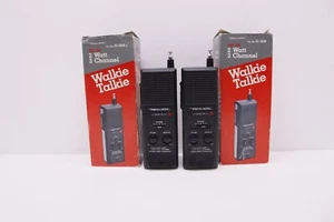 Walkie Talkie Realistic TRC-218 Vintage Par 2 vatios 3 canales Stranger Things - Imagen 1 de 13