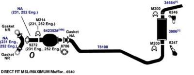 Junta de brida de tubo de escape para Chevrolet Cruze 2011-2012 Foto 1 de 4