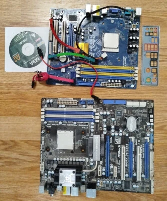 N°2 Schede madri ASRock ✅N68C-S + ✅890FX Deluxe 4, AM2+ AM3 DDR2 1066 DDR3 1600 - Immagine 1 di 3