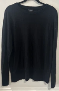 Suéter negro halógeno de manga larga para mujer talla x1 - Imagen 1 de 3