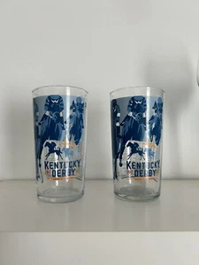 Set of 2 2021 Churchill Downs Louisville 147th Kentucky Derby Mint Julep Glass - Picture 1 of 5