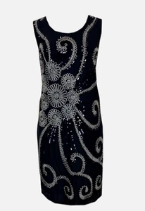 Vestido elástico FRANK LYMAN 209115U bordado fino 36/38 PVP: 239 € - Imagen 1 de 5