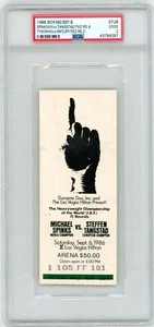 1986 BOXTICKET STUB MIKE TYSON VS Alfonso Ratliff PSA 2 SELTENE ALTE WOWVINTAGE - Bild 1 von 2