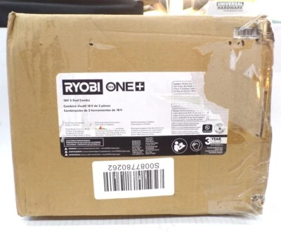 RYOBI PCL1207NC ONE+18V CORDLESS 2-TOOL COMBO+MULTI-TOOL+5IN RANDOM ORBIT SANDER - Image 1 of 4