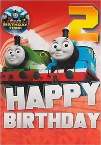 Thomas & Friends Age 2 Birthday card - Picture 1 of 2