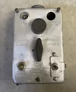 Airplane T6 Texan Radio Station Box Collectable AM M122-A 11OH/821 Type MI-22 A - Picture 1 of 12