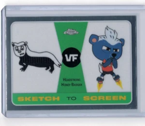 Topps Chrome VeeFriends Headstrong Honey Badger Sketch To Screen (SK-8) - Bild 1 von 1