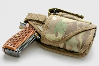 Universal Tactical Molle Gun Holster Waist Belt Pistol - Image 1 of 4