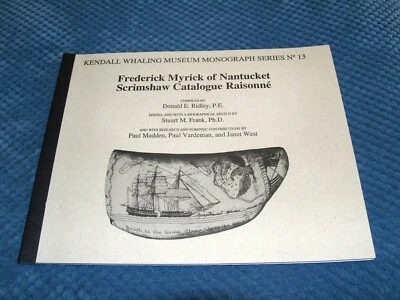 Catálogo Frederick Myrick de Nantucket Scrimshaw (dientes de Susans, caza de ballenas) Foto 1 de 4