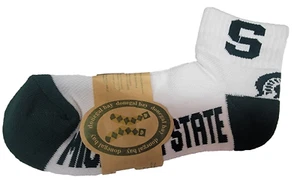 Michigan State Spartans Adult One Fits Most Socks New - Picture 1 of 1