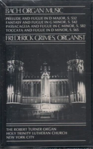 Bach Organ Music Prelude Fantasy Passacaglia Toccata And Fugue Sealed Cassette - Picture 1 of 3