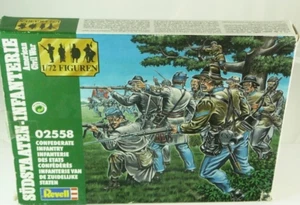 Revell (1/72) - AMERICAN CIVIL WAR - Confederate Infantry - very rare green box - Imagen 1 de 1