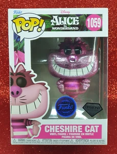 FUNKO POP DISNEY ALICE IN WONDERLAND #1059 CHESHIRE CAT GLITTER SE VINYL 🌵💦 - Foto 1 di 12