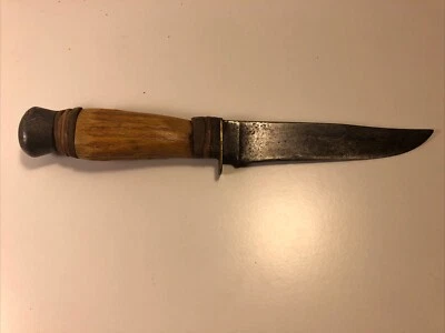 Olsen Knife Co Solingen Germany Hunting Knife Bone Vintage - Image 1 of 4
