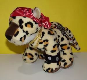 9" Webkinz Rockerz Rockers Leopard Bean Plush No Code - Picture 1 of 3