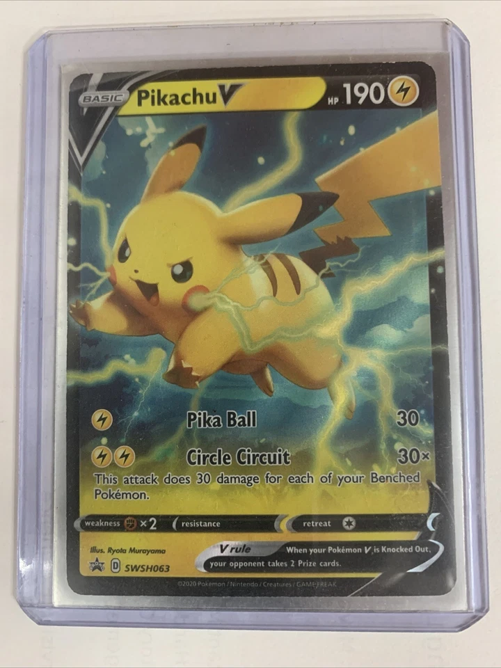 Pikachu V SWSH063 SWSH: Sword & Shield Promo Cards Holo - Image 1 of 1
