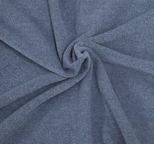Tessuto lavorato a maglia in pile misto cotone denim lavato da cantiere 6/16 [zip, felpa con cappuccio] - Foto 1 di 12