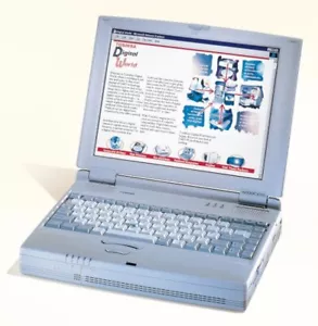 Vintage Toshiba Satellite 4010CDS PII 266 12.1" 4GB Notebook Computer Windows 98 - Picture 1 of 1