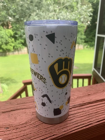 Milwaukee Brewers  MLB Logobrand 20oz. Tumbler Cover