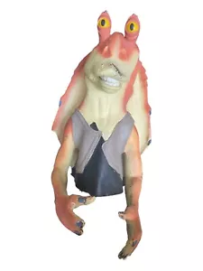 Star Wars Episodio 1 Tarro Tarro Binks Goma Marioneta de Mano LucasFilm Aplausos 1999 - Imagen 1 de 10